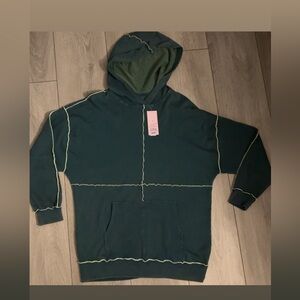 Wild Fable Women’s Size Small Oversized Hoodie Green Comfy Cool Coloring New WT